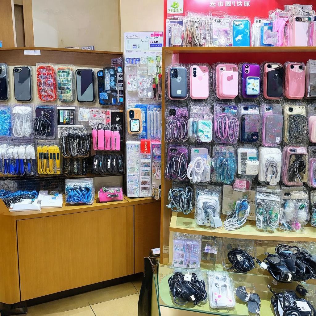 Bên trong Linh Phụ Kiện Shop với đa dạng phụ kiện điện thoại